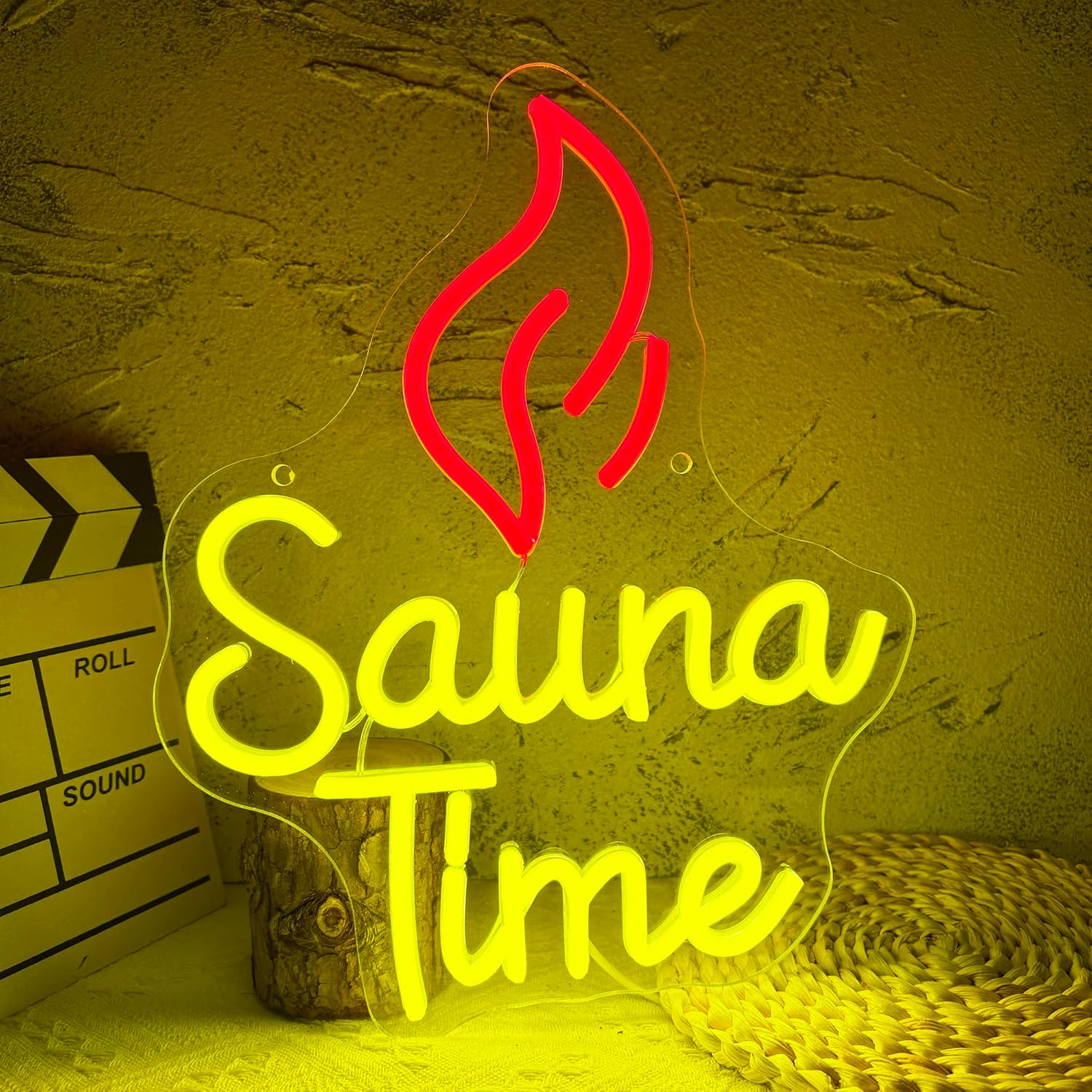 Spa Wellness Gym - Sauna Tijd Neonbord Home Spa Neonlicht