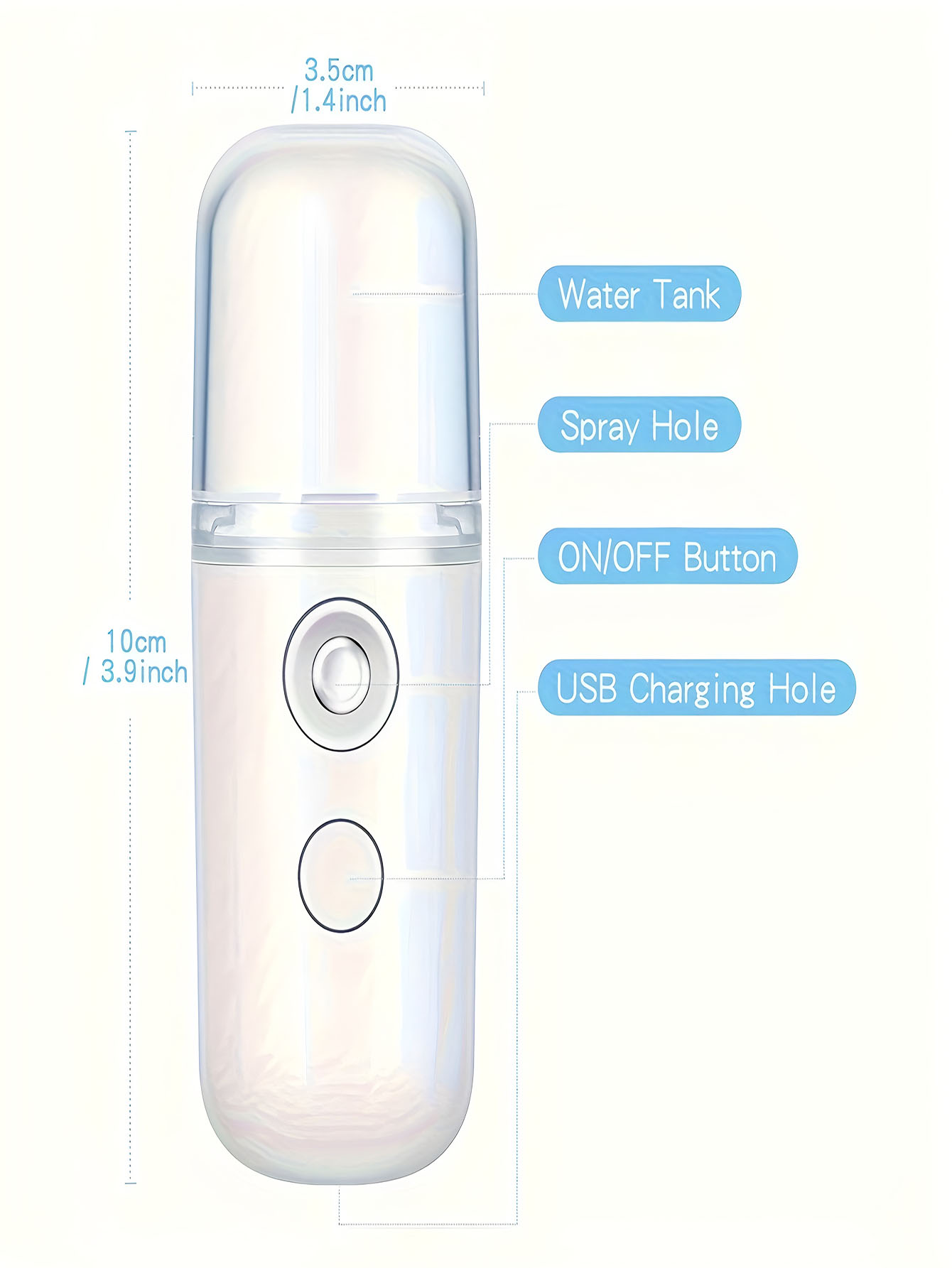 USB Mist Gezichtssproeier Luch - Face Steamer recensie en prijs