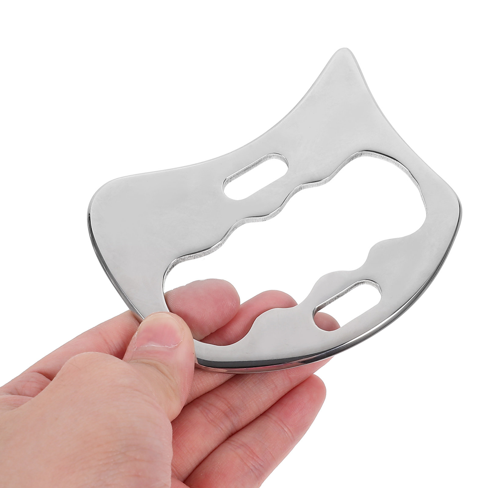 1Set Fascia Scraper RVS Spier  - Spa Massager recensie en prijs
