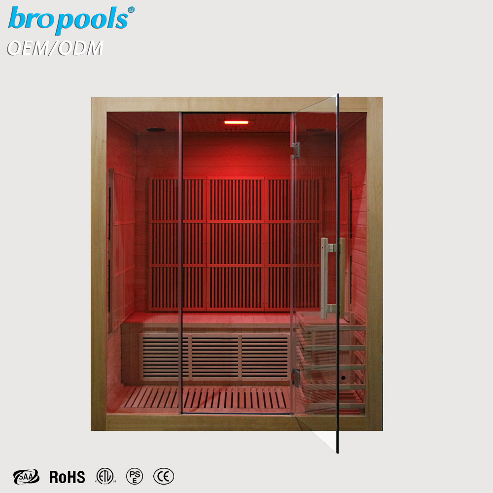 Moderne hemlockhouten sauna me - Spa Wellness Gym recensie en prijs