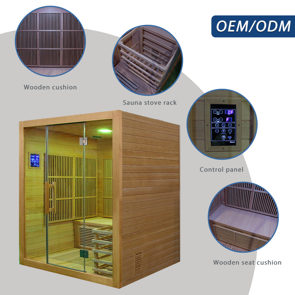 Moderne hemlockhouten sauna me - Spa Wellness Gym recensie en prijs